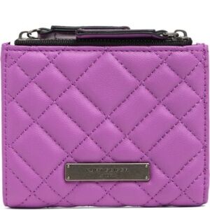 Kurt Geiger Purple Quilted wallet